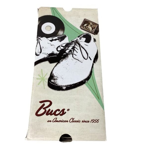 Vintage G.H. Brass "Bucs" Suede Oxford Shoes with Original Box Lace Up - Picture 8 of 9